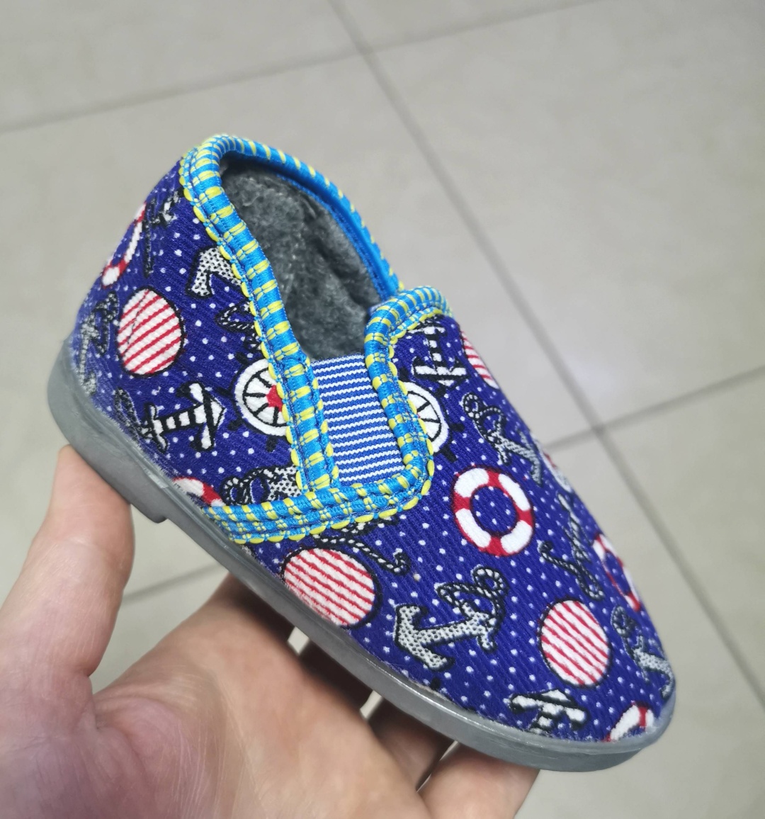 Тапочки синий