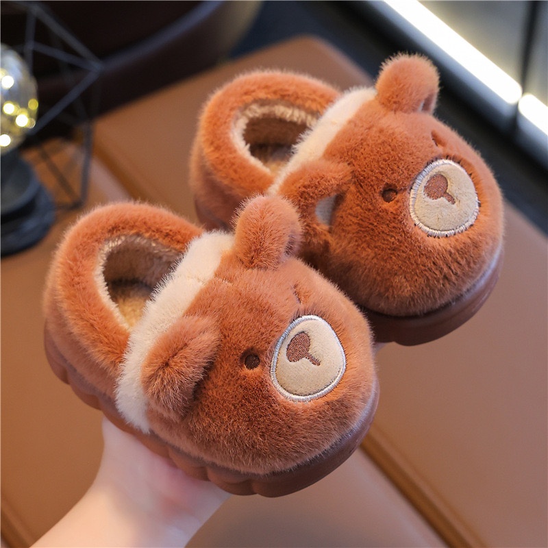 Тапочки коричневый