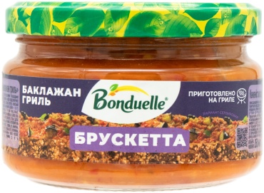 Bonduelle брускетта из баклажанов 220 г