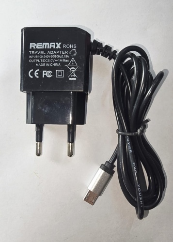 Зарядное устройство Remax Travel micro USB 5 Вт черный