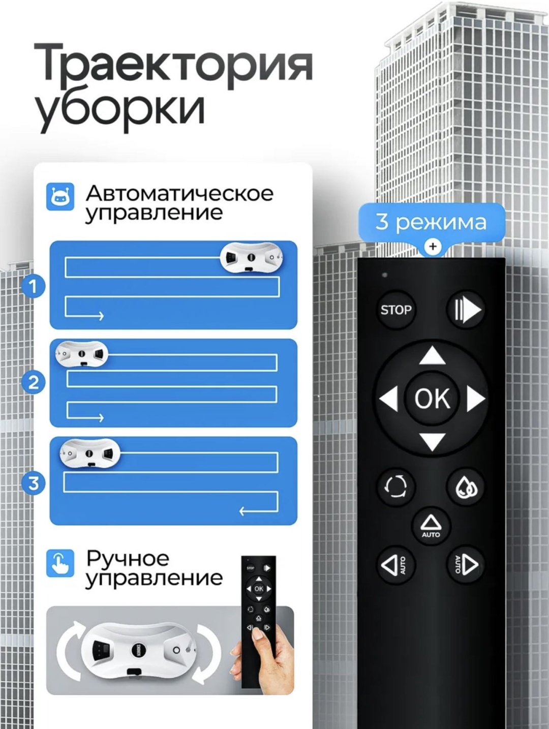 Стеклоочиститель Boroks белый