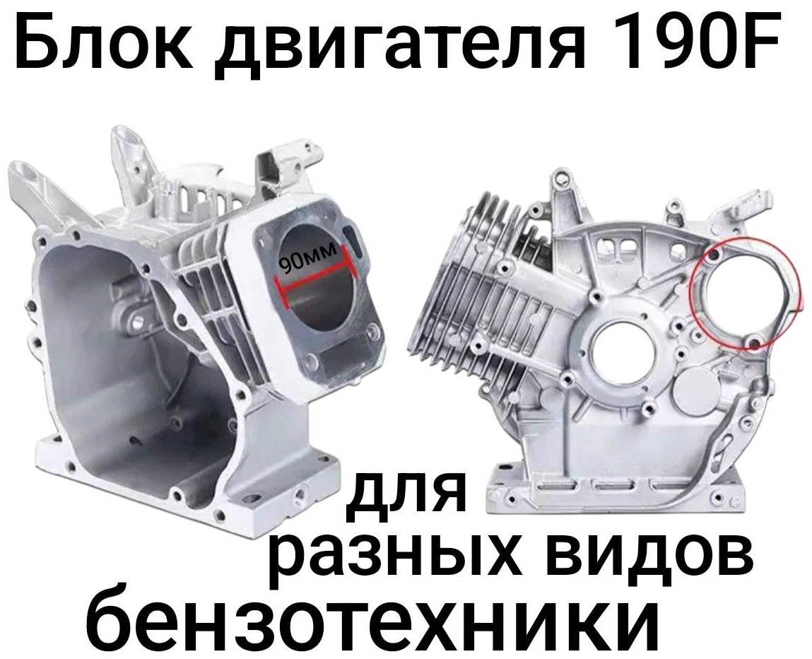 Блок двигателя 190F