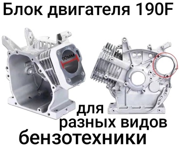 Блок двигателя 190F