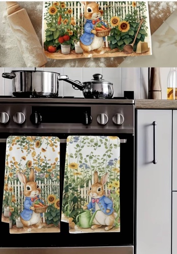 Набор полотенец Кролики Peter Rabbit 60x40 см 2 шт, микрофибра