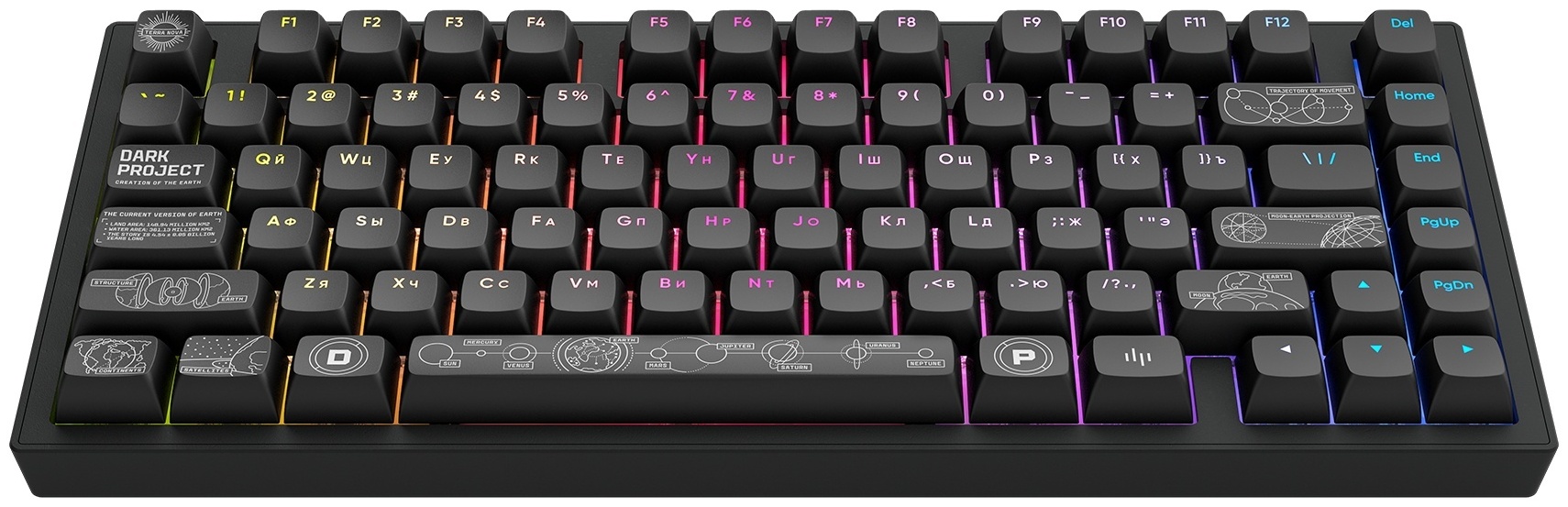 Клавиатура DARK PROJECT ALU81A Terra Nova черный