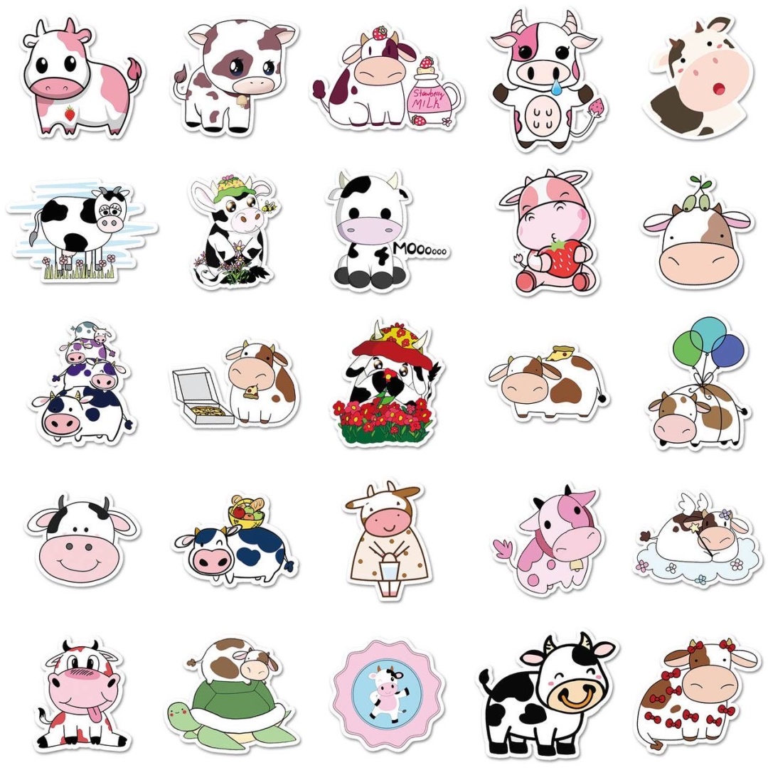 Наклейки Набор Cow 50