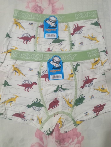 Боксеры Elmas kids белый, зеленый