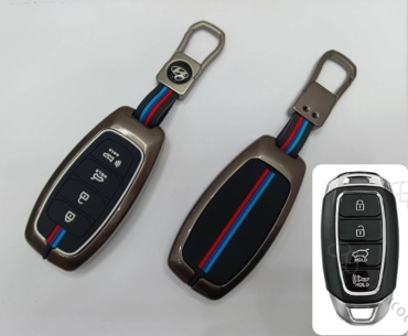 Чехол для ключа Hyundai серый