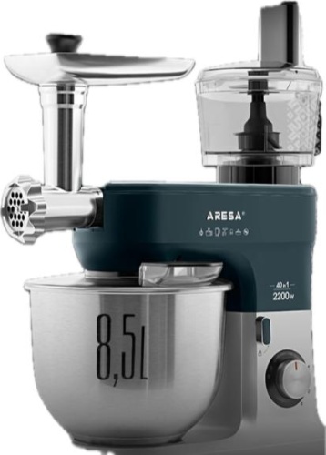 Кухонный комбайн Aresa ÁR-1711 синий, серебристый