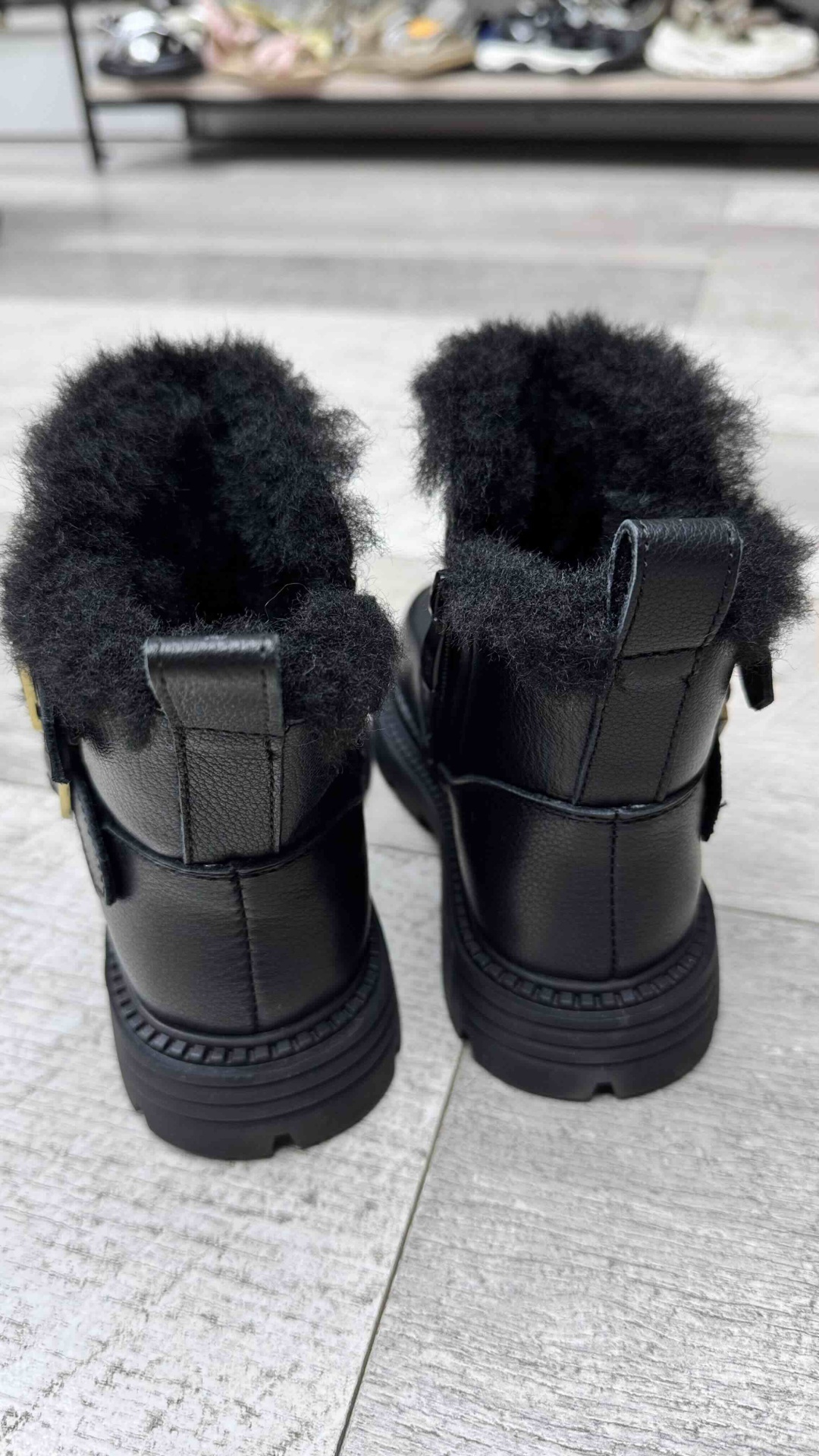 Сапоги черный