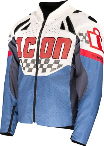 ICON Contra Hero Jacket белый, голубой, красный 48, 50