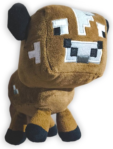 Мягкая игрушка Бычок Майнкрафт, 15 см