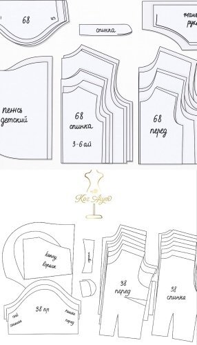Лекало для моделирования выкроек KOZAIYM 95945357