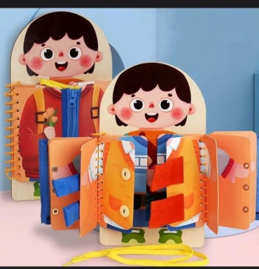 Книжка-игрушка Монтессори