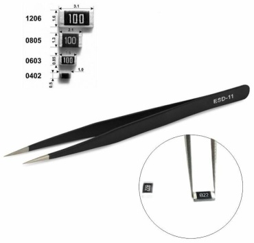 OEM пинцет Пинцет ESD-11 1 шт