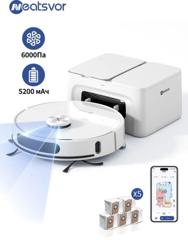 Робот-пылесос Neatsvor S700 белый
