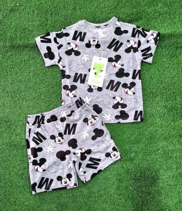 Комплект Микки Маус черный, серый