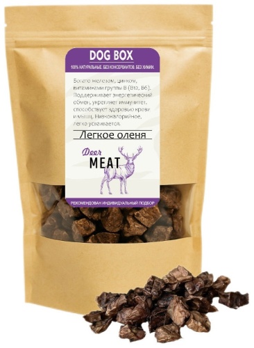 Лакомство DOG BOX легкое оленя 100 г