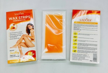 Воск пленочный SADOER Wax Strips плотность средняя в полосках 20 г