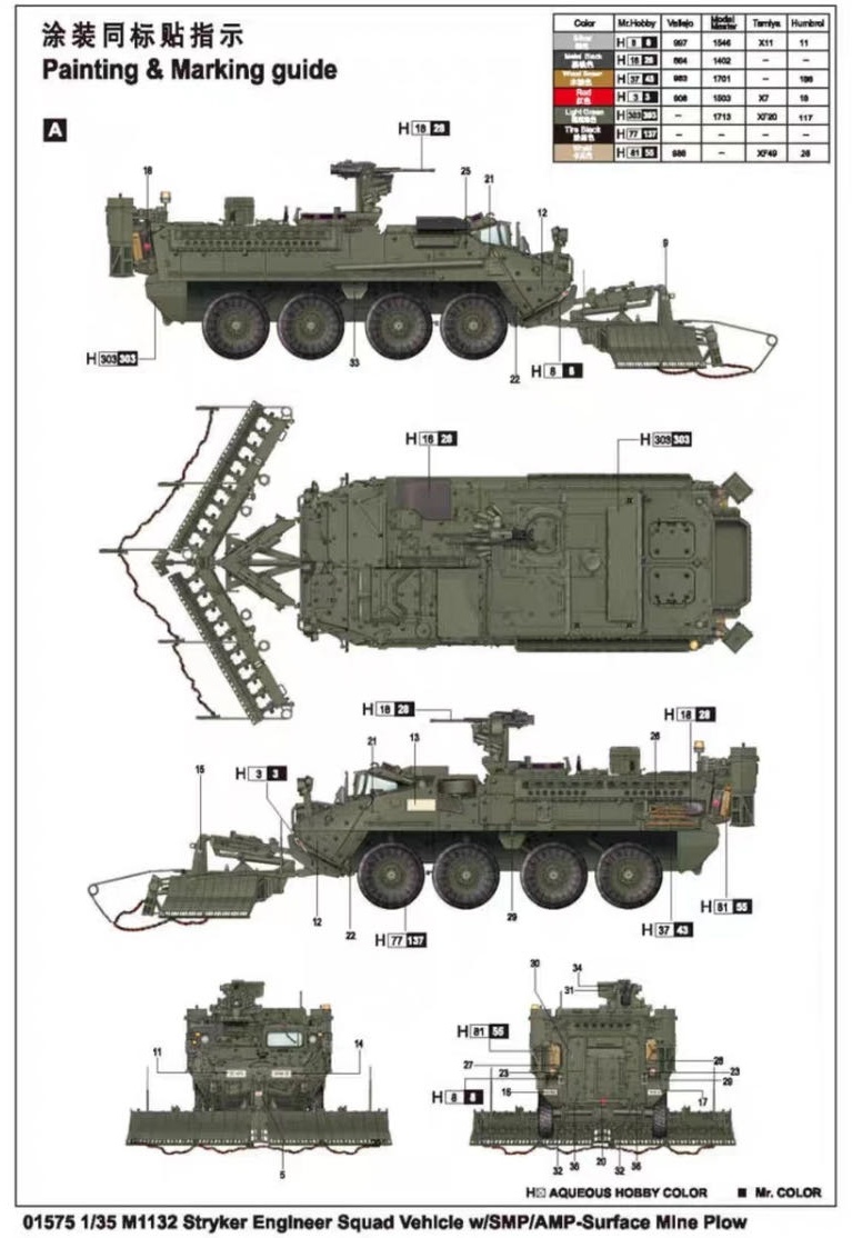 Модель M1132 Stryker Engineer Squad
