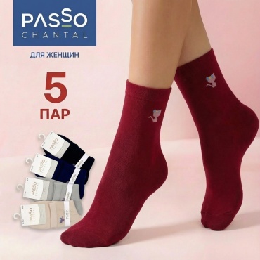 Носки Passo chantal 5 пар мультиколор 36-41