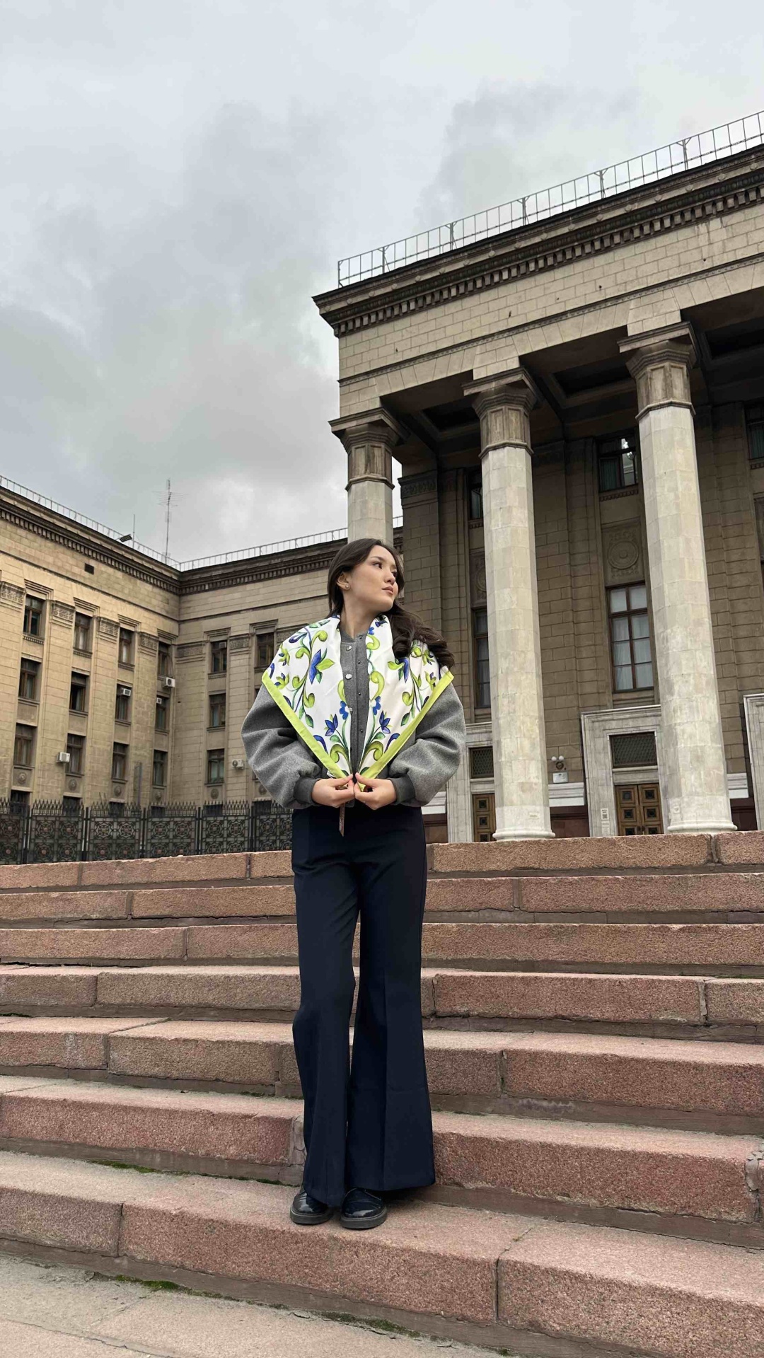 Платок OTTIMO шелк 90 x 90 см