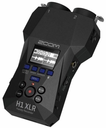Портативный аудиорекордер Zoom H1 XLR черный