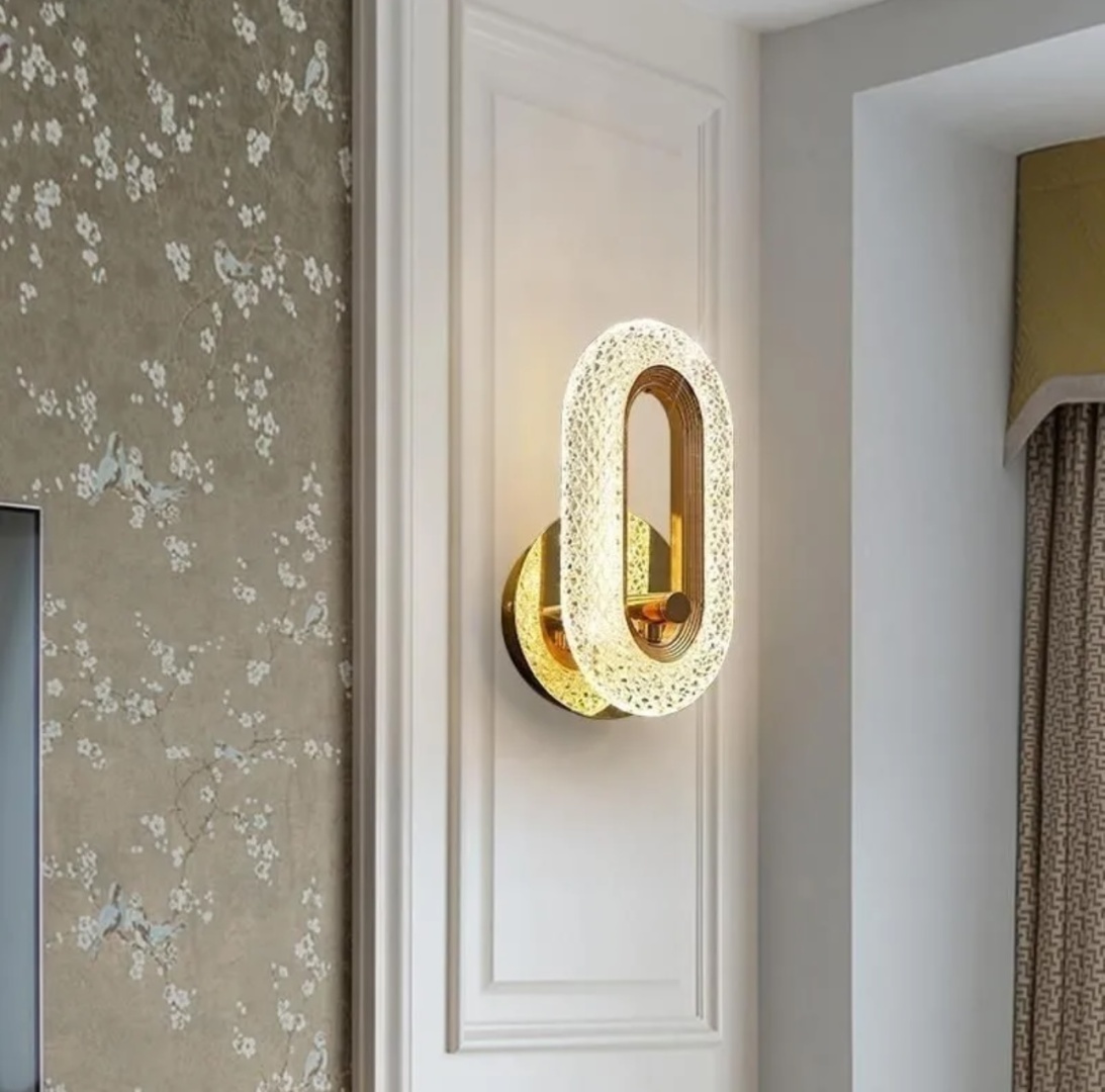 Бра настенный LED, золотистый