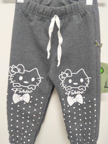 Штанишки Hello Kitty серый