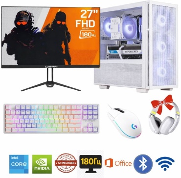 Compway i5-14400F / RTX 5060 Ti / 16 Гб / SSD 500 Гб / Win 11 Pro