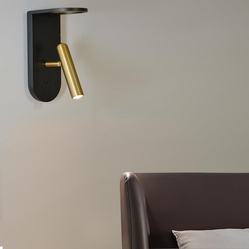 Бра настенный LOFT Style LED, черный