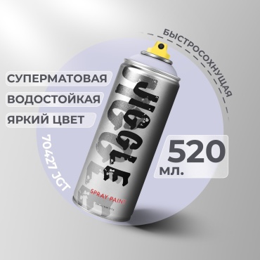 JIGGLE краска суперматовая тон цинковый, 520 мл