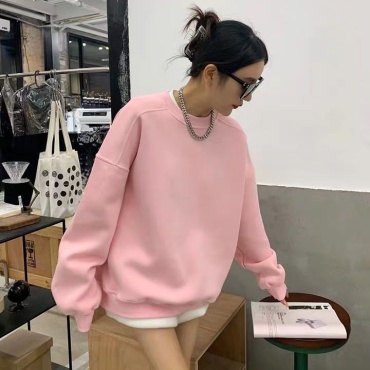 Свитшот Kimoki однотонный розовый
