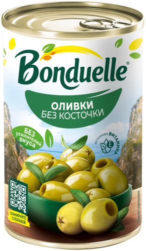 Bonduelle оливки без косточки 300 г